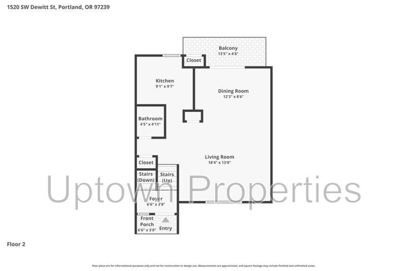 Hillsdale/Multnomah Village 2 bed 1.5 bth Townhome + W/D Hookups +Parking + New Wood Floors! property image