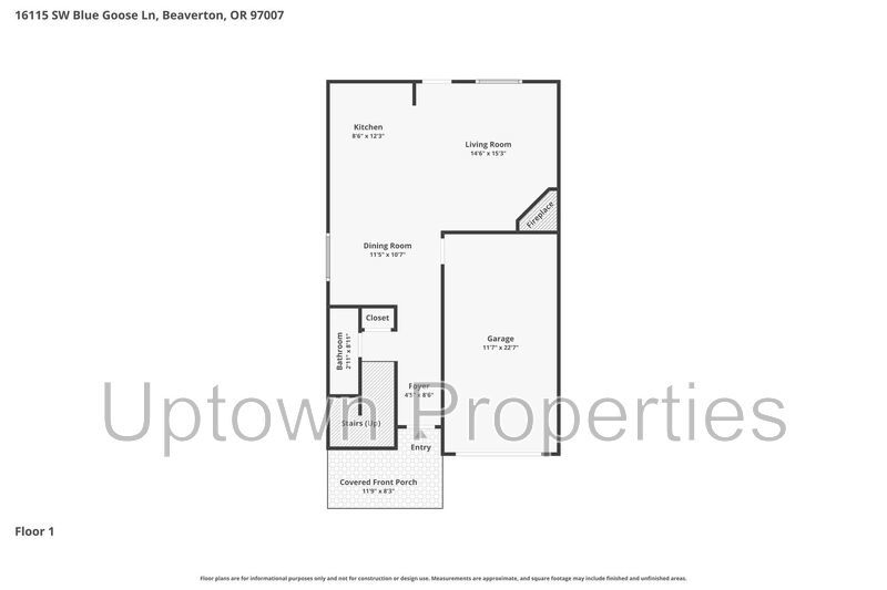Progress Ridge 3 bed 2.5 bath + 1 -Car Garage + A/C + Fenced Yard property image