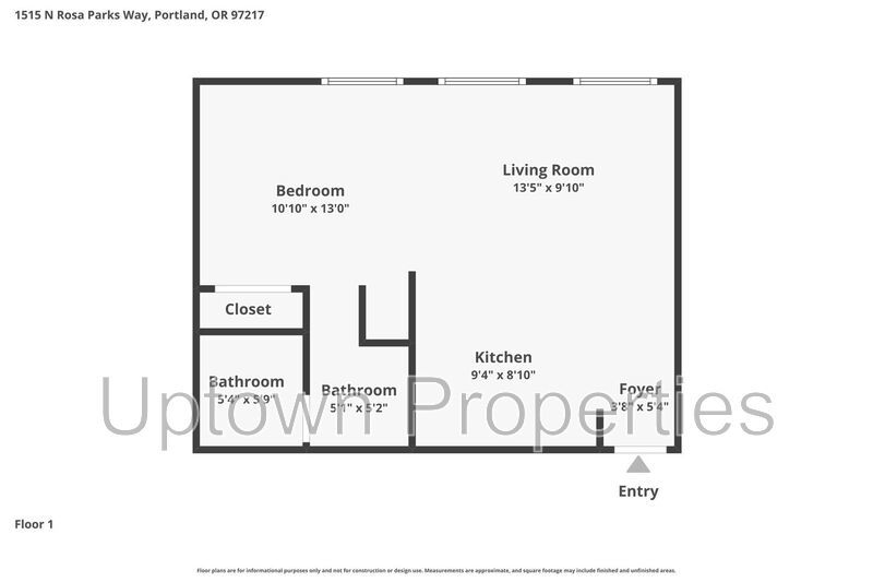1BD/1BTH + Sunken Living Room + W/D + A/C property image