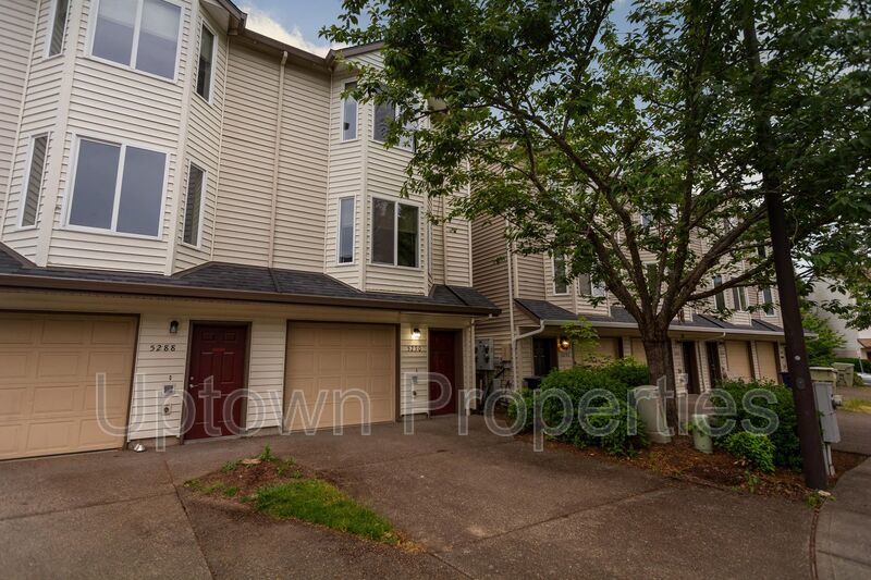 3-Story Corner Unit Townhome in Beaverton + W/D Included + 2 car garage + Private Patio + Bedrooms A/C Included property image