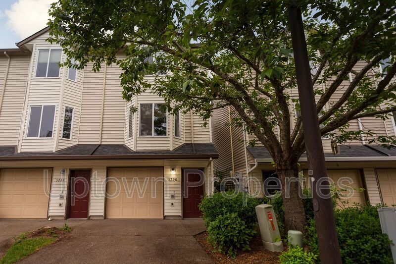 3-Story Corner Unit Townhome in Beaverton + W/D Included + 2 car garage + Private Patio + Bedrooms A/C Included property image