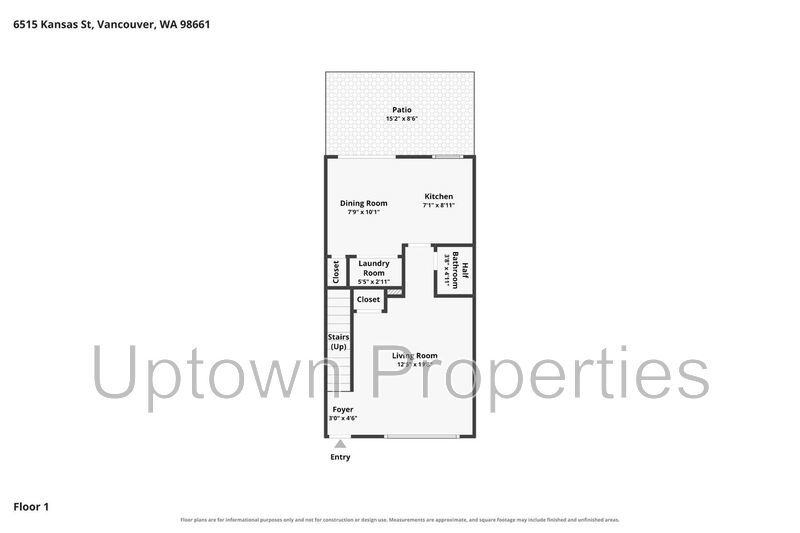 2/1.5 bath Townhome+W/D Hookups+Carport+Fenced Patio/Yard property image
